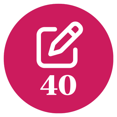40 Blogs Authored