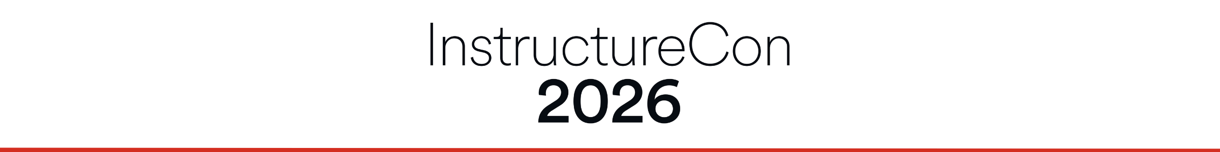 InstructureCon 2026 Banner