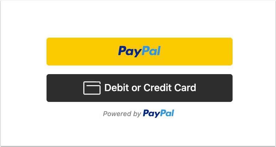 View Upgraded PayPal Button