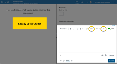 Legacy SpeedGrader