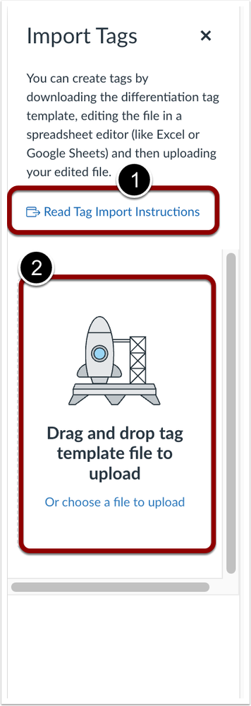 Import Tags Tray