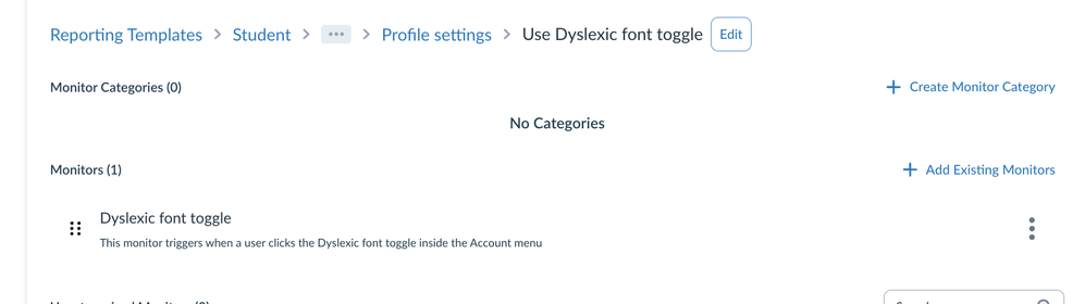 Student>Use Dyslexic Font Toggle