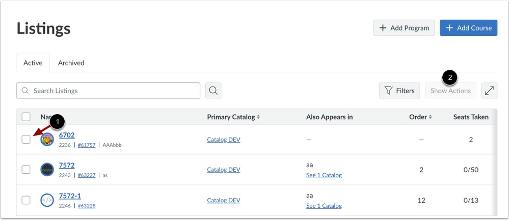 View Select Listing