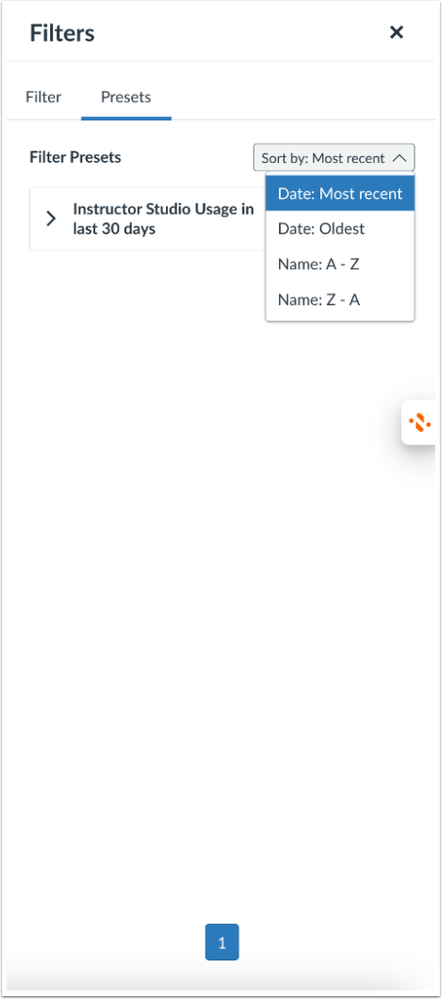 Filter Presets
