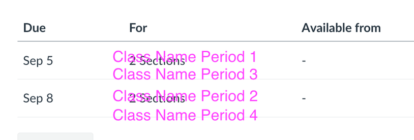 Suggestion of Section Names listed.png