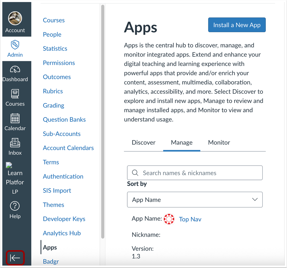 Globalization Menu Minimize Icon