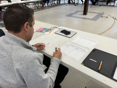 A CDS participant engaged in a priority mapping exercise.
