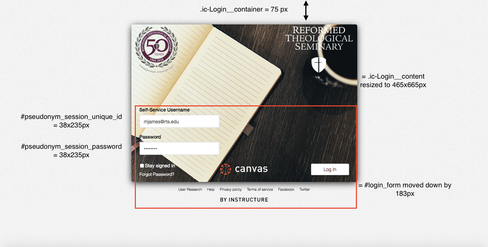 login page with CSS code.png