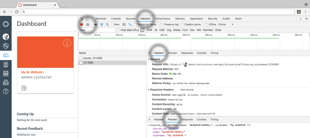 Canvas Developer Tools _ Set Course Nickname Canvas Developer Tools _ Set Course Nickname