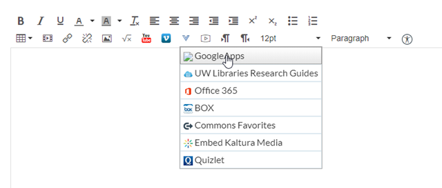 Canvas tools