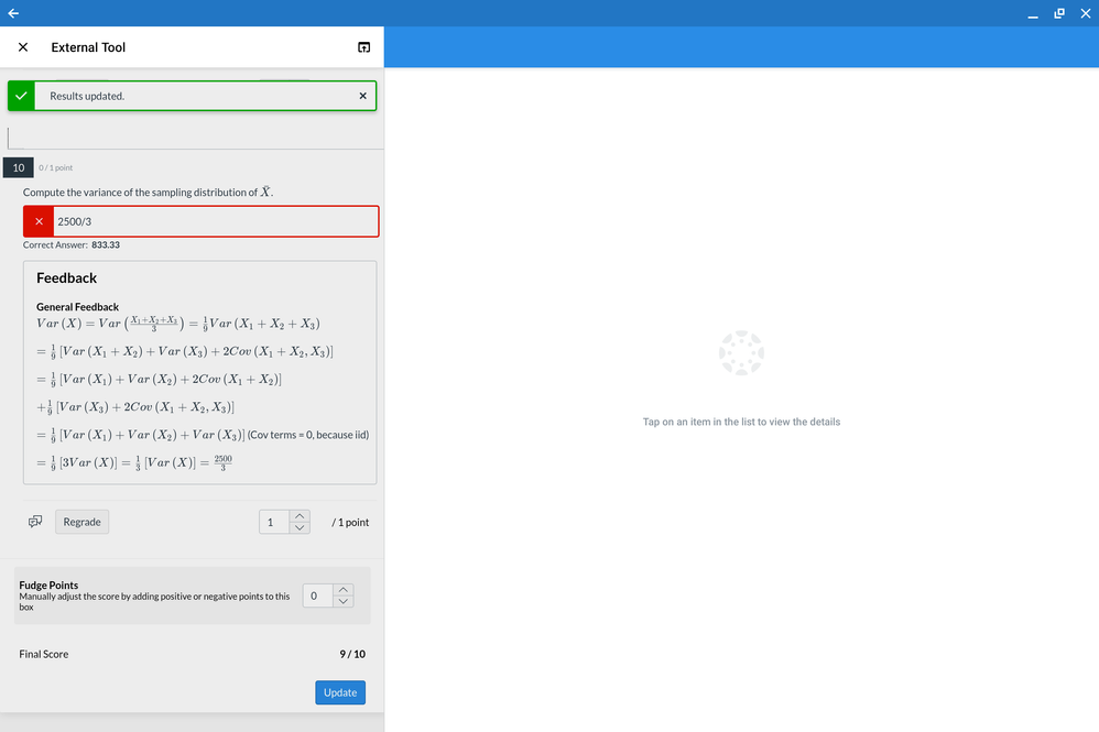 Manually adjusting grade