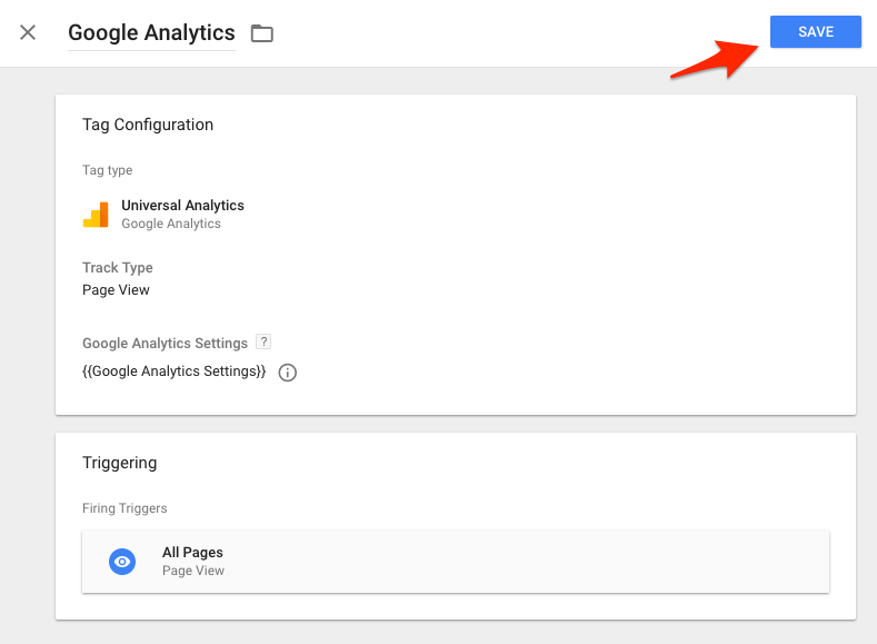 screenshot of what the tag configuration and triggering dialogs should look like screenshot of what the tag configuration and triggering dialogs should look like