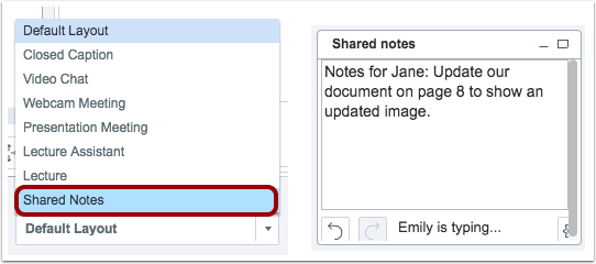 BigBlueButton Conferences Shared Notes Layout BigBlueButton Conferences Shared Notes Layout