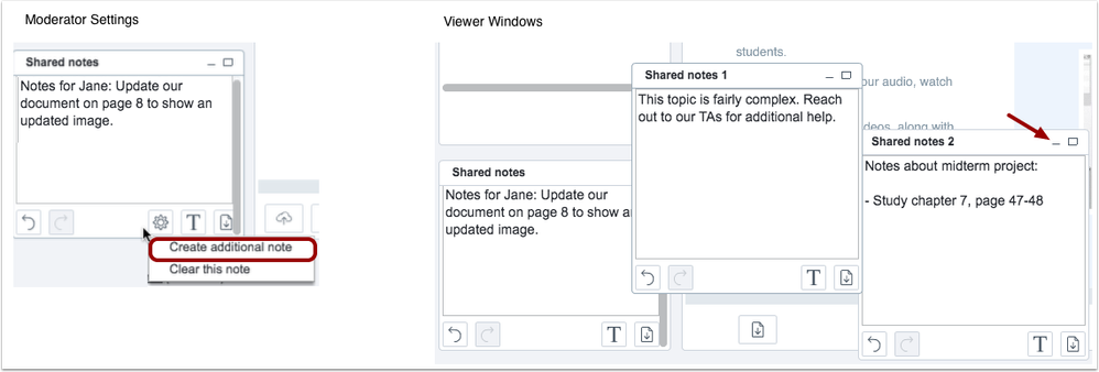 BigBlueButton Conferences Moderator Shared Notes BigBlueButton Conferences Moderator Shared Notes