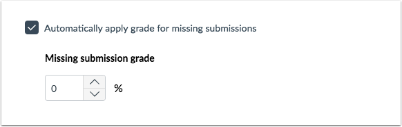 New Gradebook option to add a missing submission grade