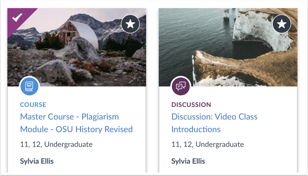 Favorite Content Starred in Card Favorite Content Starred in Card