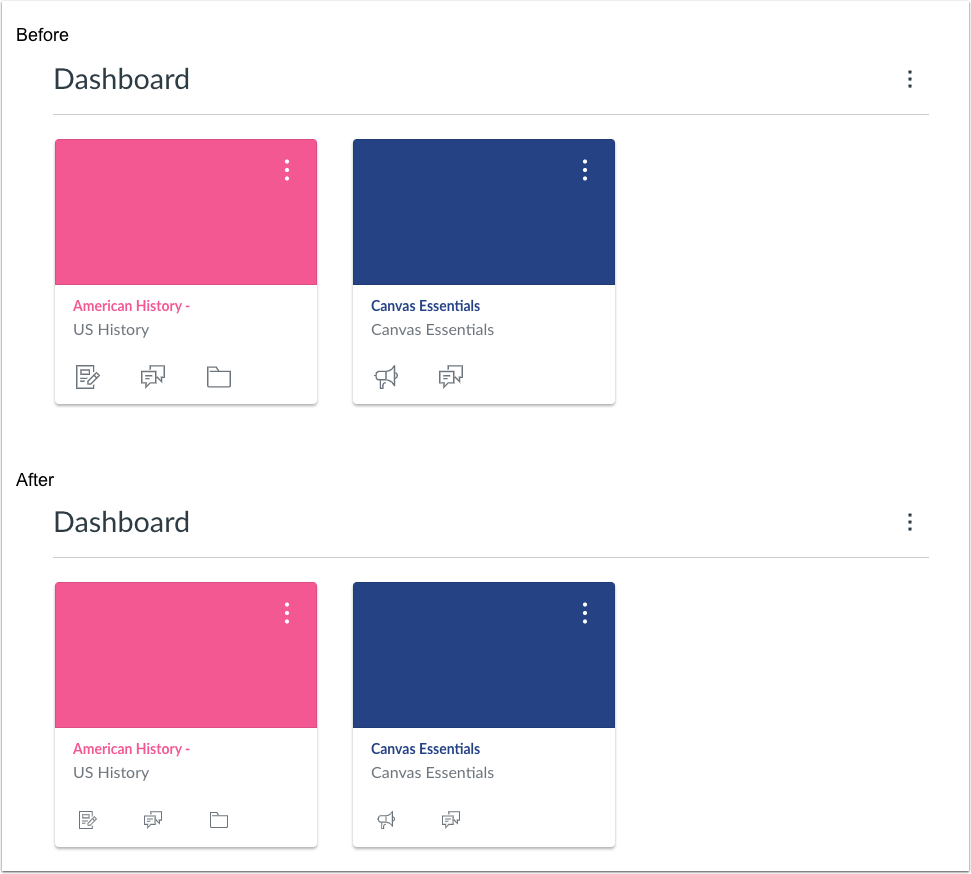 Card View Dashboard Icon Changes Card View Dashboard Icon Changes
