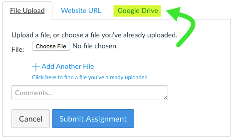 Google Drive Tab