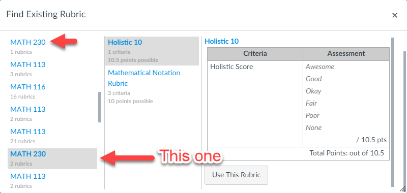 Find Rubric Correct Course Find Rubric Correct Course