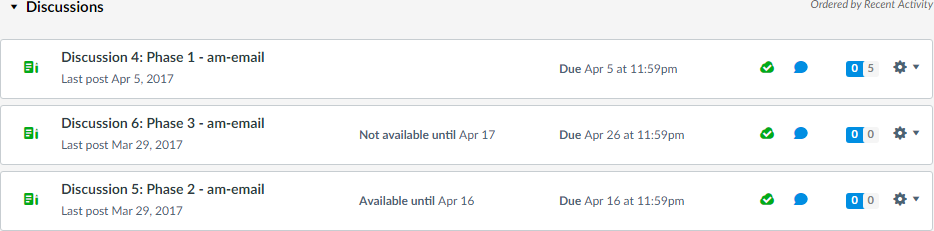 Discussions Page Discussions Page