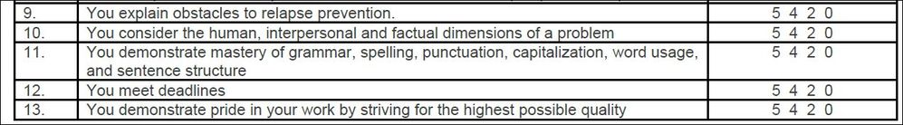 Scoring Guide from PDF File