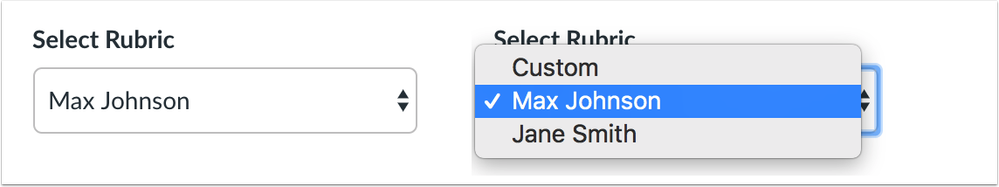 Moderators can view all assessed rubrics in SpeedGrader