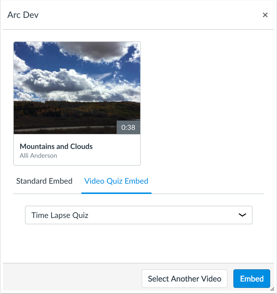 Embed Quiz Embed Quiz