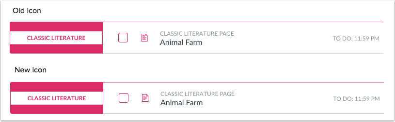 Dashboard List View page icon update Dashboard List View page icon update