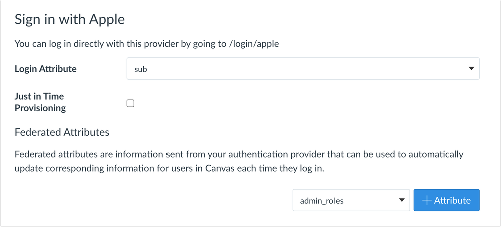 Sign in with Apple option Sign in with Apple option