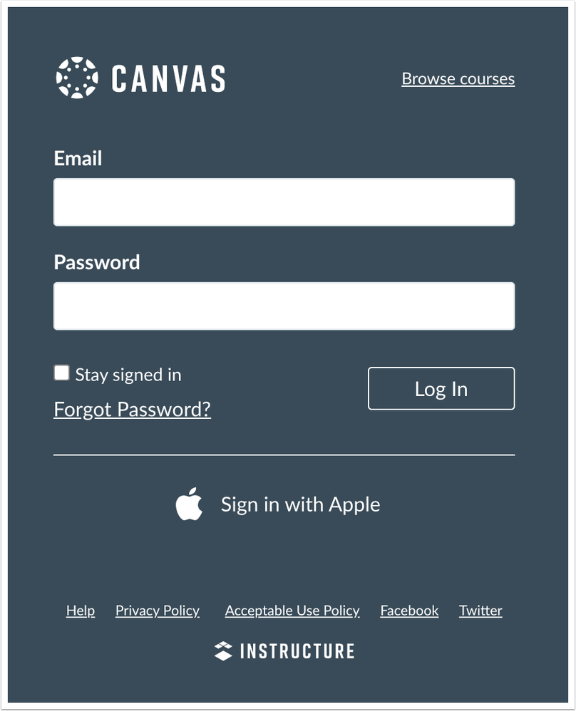 Sign in with Apple option in Login page Sign in with Apple option in Login page
