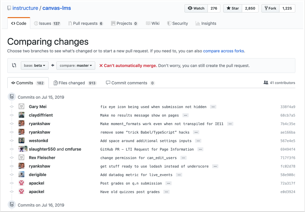 Comparing beta to master branch Comparing beta to master branch