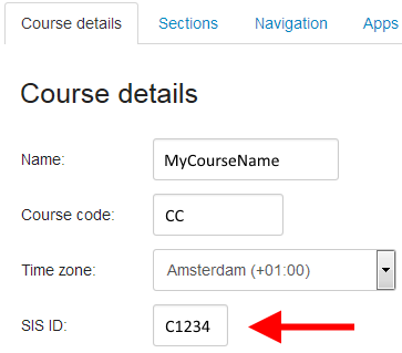 Course SIS ID Course SIS ID