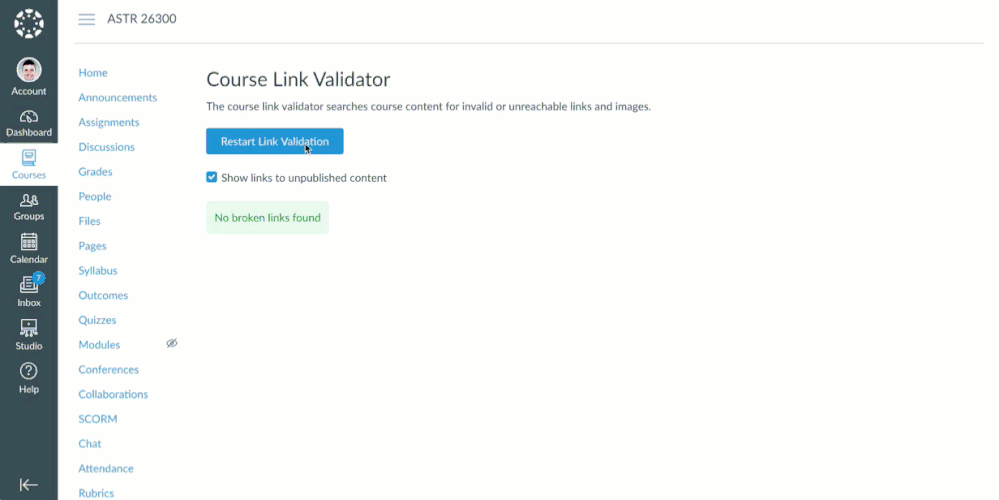 Confetti in Link Validator Confetti in Link Validator