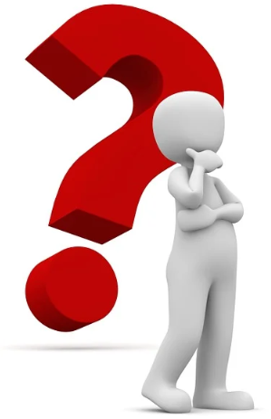 Guy standing in front of a question mark Guy standing in front of a question mark