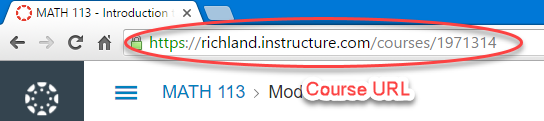 Locate Course URL Locate Course URL