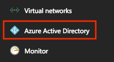 Click Azure Active Directory