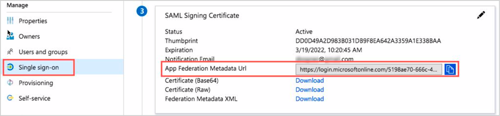 App Federation Metadata Url App Federation Metadata Url