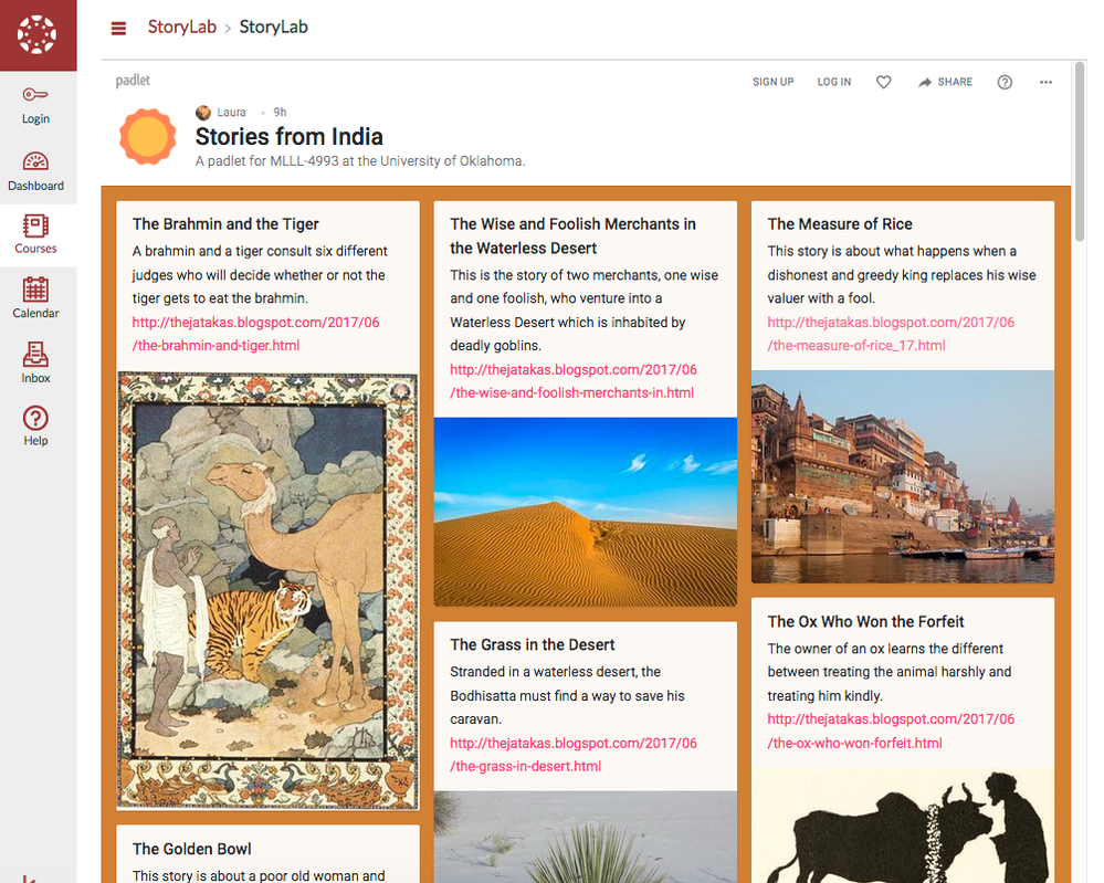 padlet screenshot