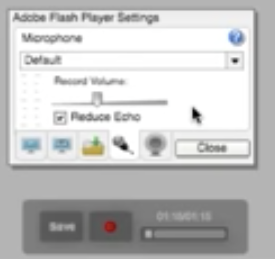 screenshot of audio settings menu
