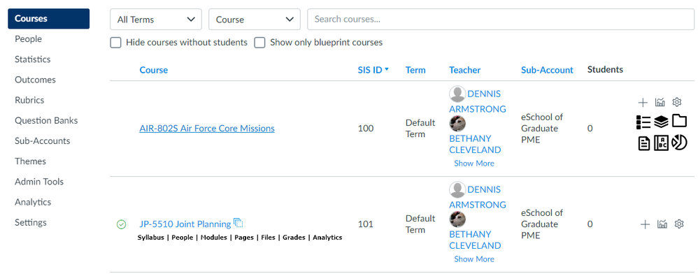 mockup option...new course search page.