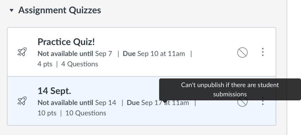 quiz in assignments quiz in assignments