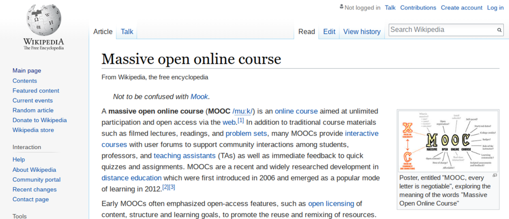 screenshot of Wikipedia article screenshot of Wikipedia article