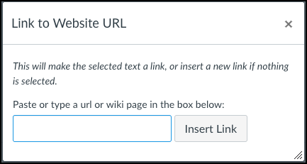 Poor UI for Insert Link