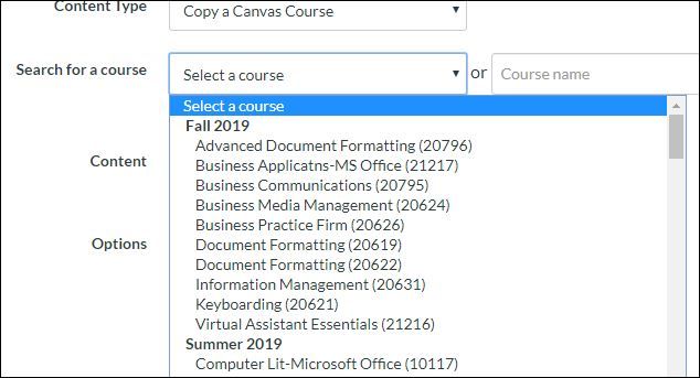 Course Import Tool