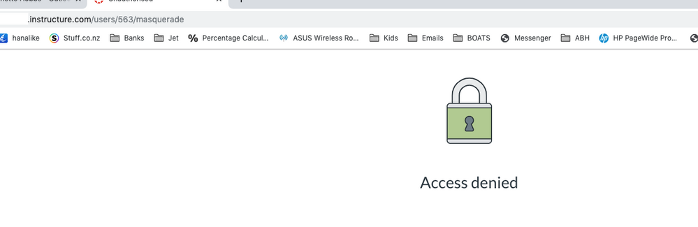 Access Denied Screenshot