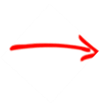 Arrow straight Forward red