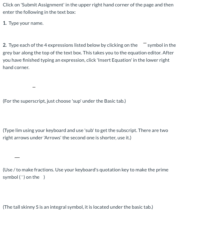 Example of what is not showing up on Canvas