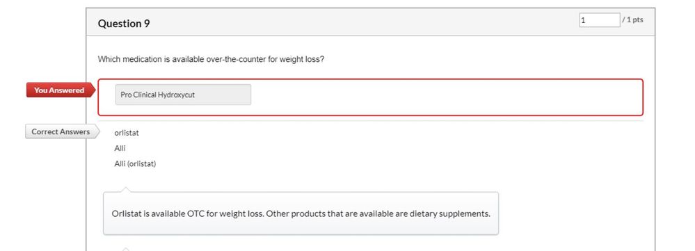 Awarding Credit for an Incorrect Answer Awarding Credit for an Incorrect Answer