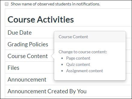 Course Content - Notifications Course Content - Notifications