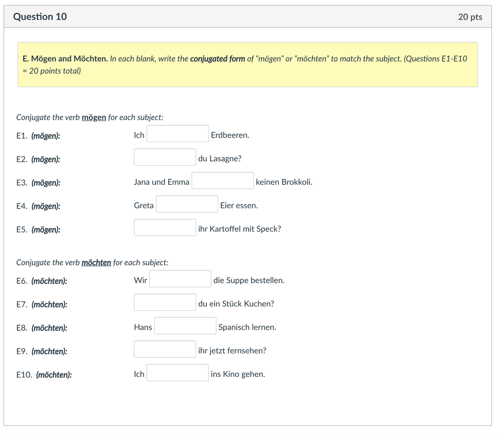 Line breaks in multiple blanks question Line breaks in multiple blanks question
